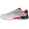K-Swiss Mens Hypercourt Express 2 HB All Court Shoe (Bright White/Stretch Limo/High Risk Red) - Size 9.5 UK