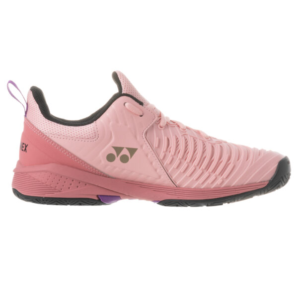 Yonex Womens Sonicage 3 Power Cushion All Court Shoes (Pink Beige) - Size 7.5 UK