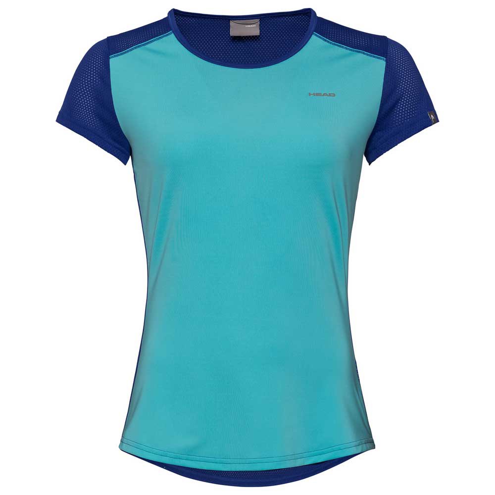 Head Girls Sammy T-Shirt - Size: Small - 128 | Colour: Aqua/Royal Blue