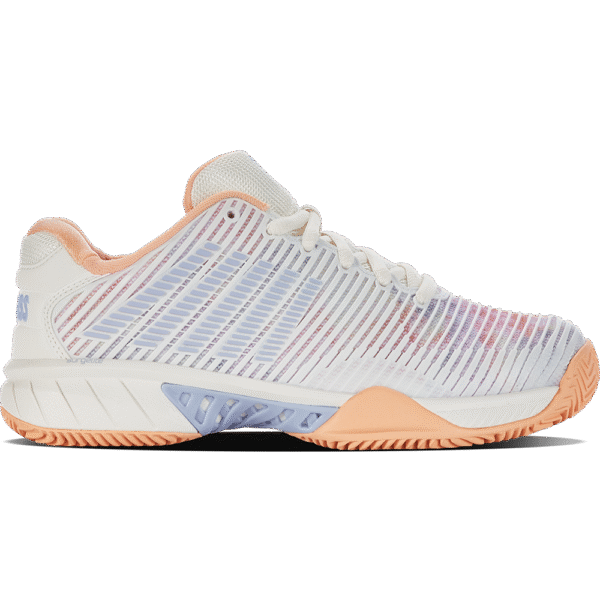 K-Swiss Womens Hypercourt Express 2 All Court Shoe (Star White/Peach Fuzz/Heather) - Size 4.5 UK