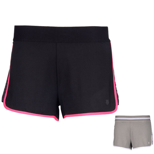 K-Swiss Women's Hypercourt Shorts - Size: Large | Colour: Black