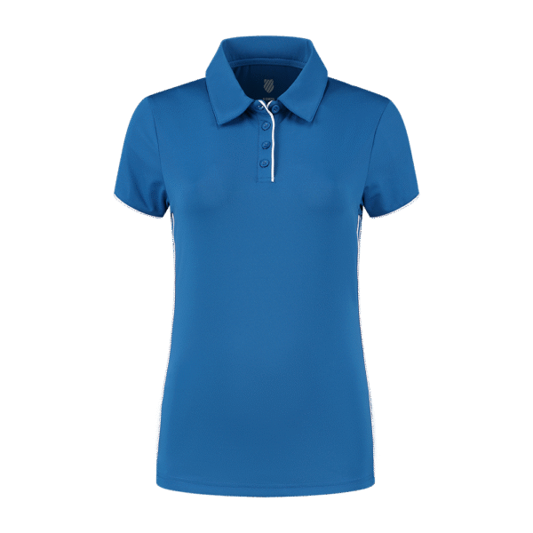 K-Swiss Womens Hypercourt Polo Top 4 (Classic Blue) - Size: X-Large