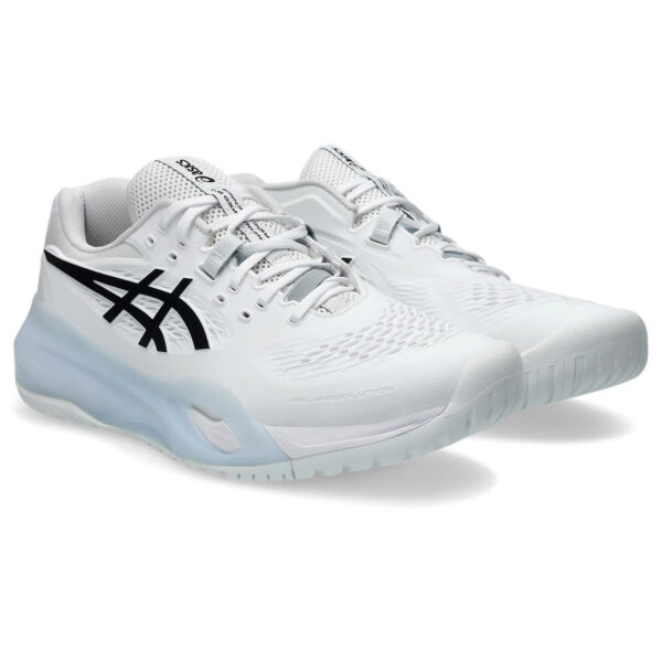 Asics Mens Gel-Resolution X All Court Shoe (White/Black) 2025  - Size: 9 UK