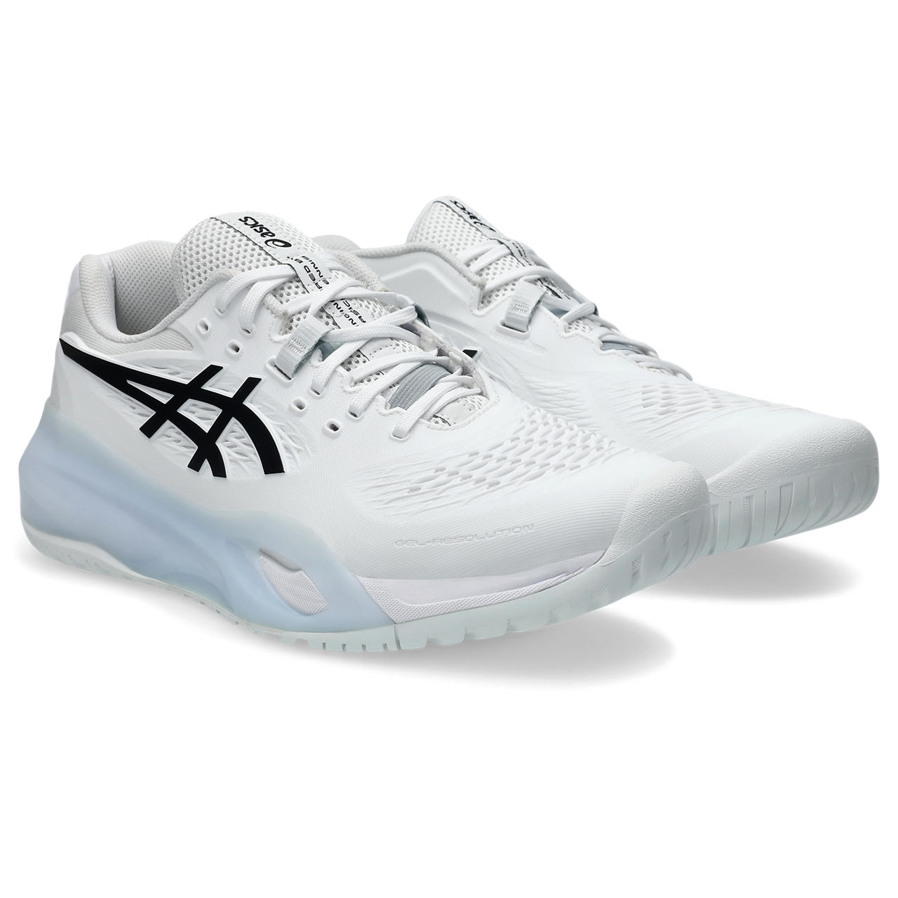 Asics Mens Gel-Resolution X All Court Shoe (White/Black) 2025  - Size: 9 UK