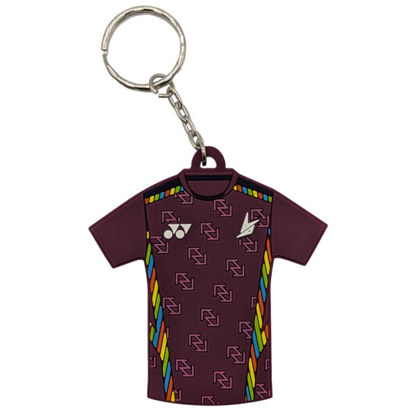 Yonex Mini T-Shirt Keyring (Purple)
