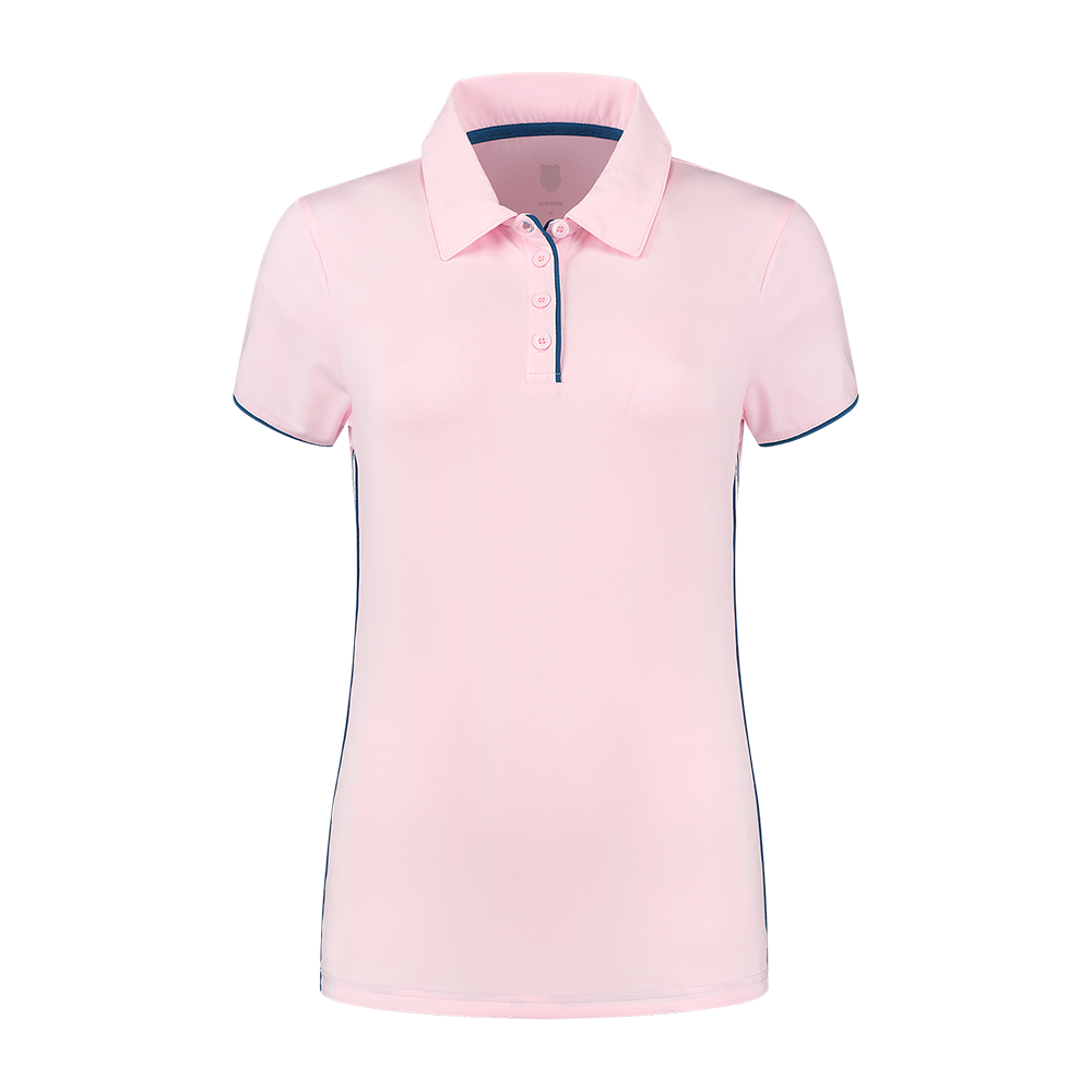 K-Swiss Womens Hypercourt Polo Top 4 (Cherry Blossom) (2022) - Size: X-Large