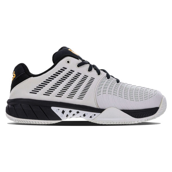 K-Swiss Mens Express Light 3 HB All Court Shoe (Barely Blue/Moonless Night/Amber Yellow) - Size 6.5 UK