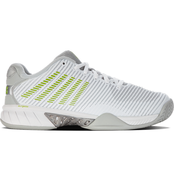 K-Swiss Womens Hypercourt Express 2 All Court Shoe (Grey Violet/White/Lime Green) - Size 5 UK