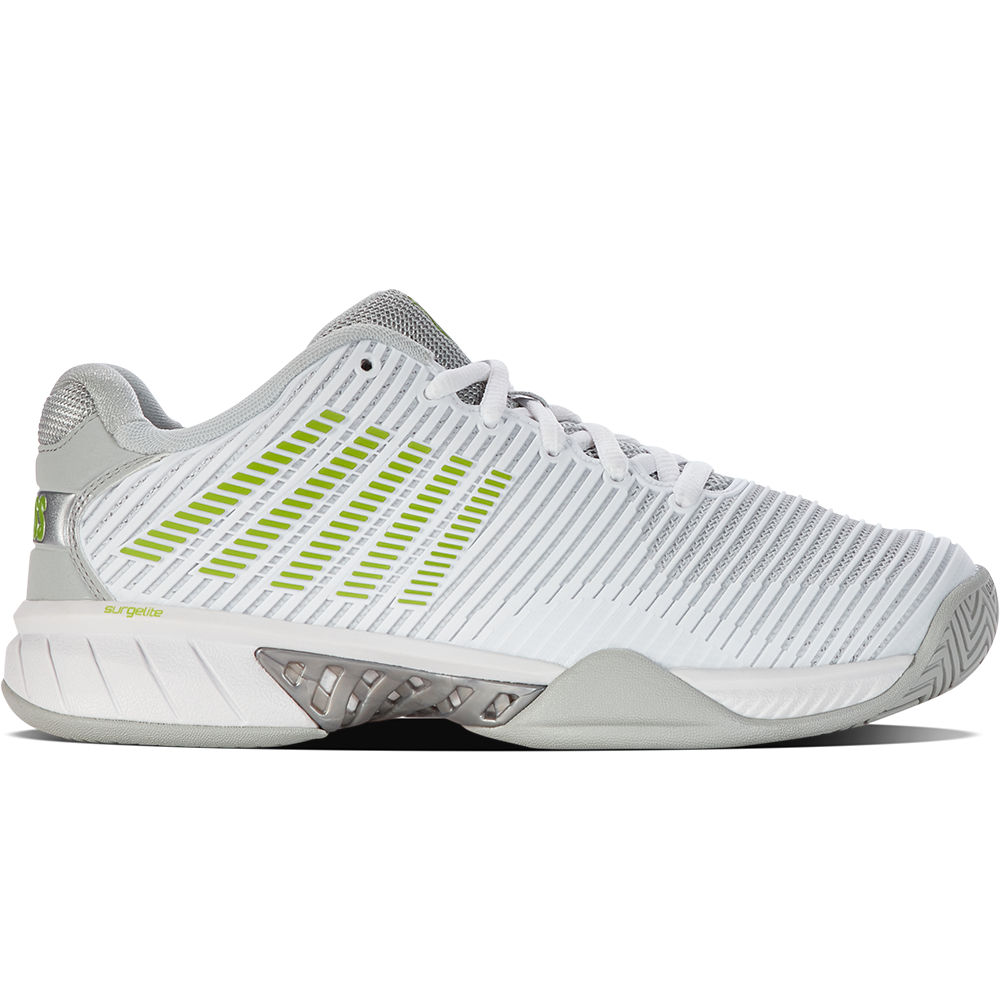 K-Swiss Womens Hypercourt Express 2 All Court Shoe (Grey Violet/White/Lime Green) - Size 5 UK