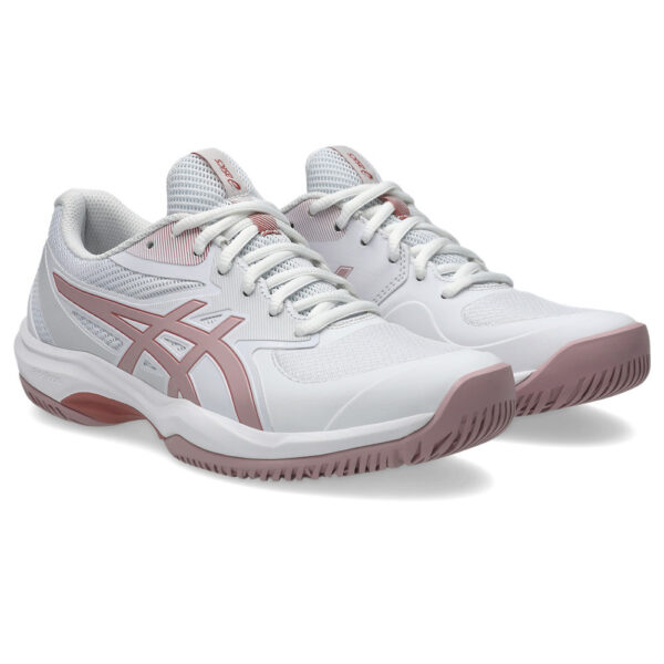 Asics Womens Game FF All Court Shoe (White/Morganite) 2026