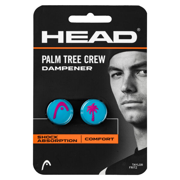 Head Palm Tree Crew Vibration Dampener (2 Pack) (Blue)
