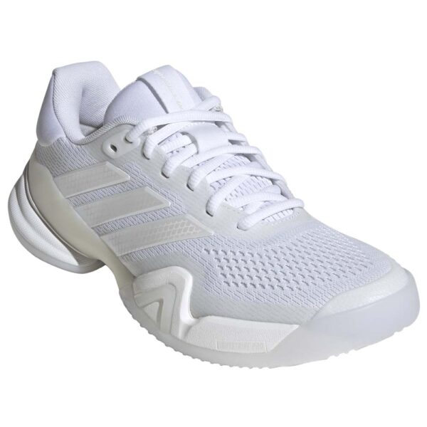 Adidas Womens Barricade 14 All Court Shoe (White/Zero Met./White) 2026