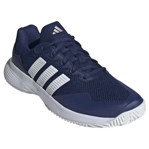 Adidas Mens GameCourt 2 All Court Shoe (dark blue/ftwr white/cyber met.) 2026
