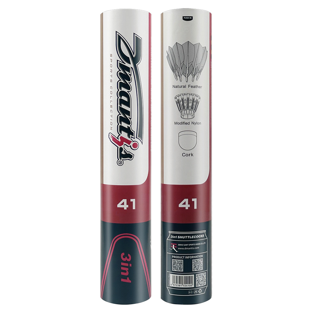 Ashaway Dmantis D41 Badminton Shuttlecocks (Dozen)