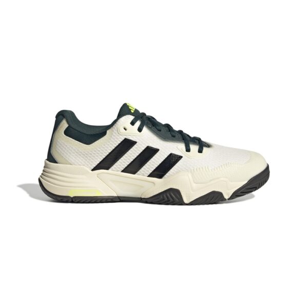 Adidas Mens Solematch Control 2 All Court Shoes (Off White/Silver Met/Aurora Ivy) (2025)
