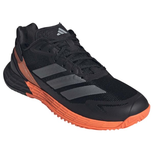Adidas Mens Defiant Speed 2 All Court Shoe (core black/core black/Lucid Orange) 2026