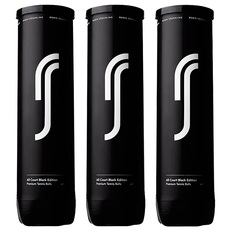 Robin Soderling All Court Tennis Ball (Black Edition) Dozen
