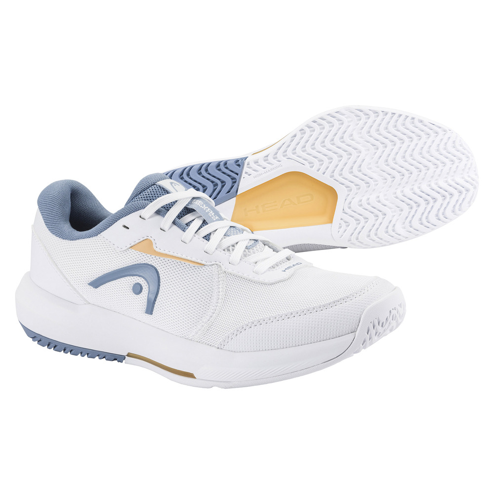 Head Womens Revolt Court 5 All Court Shoe (White/Denim) 2026