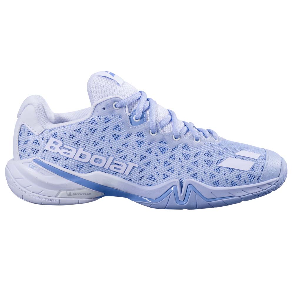 Babolat Womens Shadow 4 Indoor Court Shoes (Snow Blue) 2026
