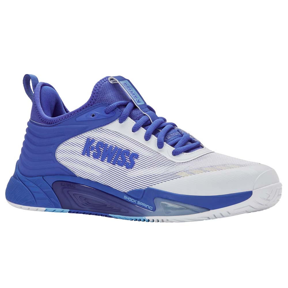 K-Swiss Mens Hypercourt Pinnacle All Court Shoes (White/Dazzling Blue/Baltic Sea) 2026