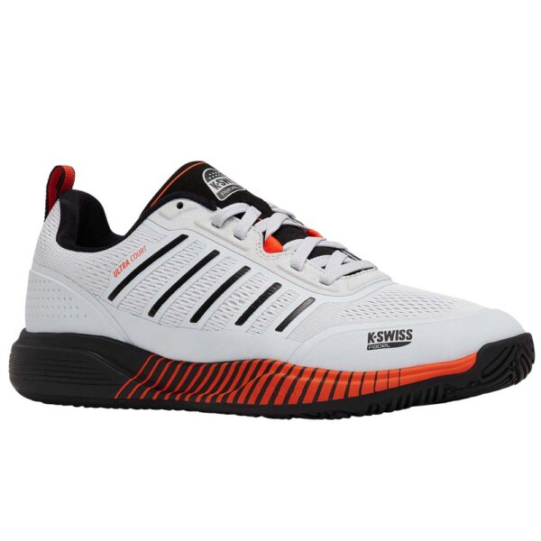 K-Swiss Mens Ultra Court Padel Shoes (Black/Micro Chip/Neon Lava) 2026