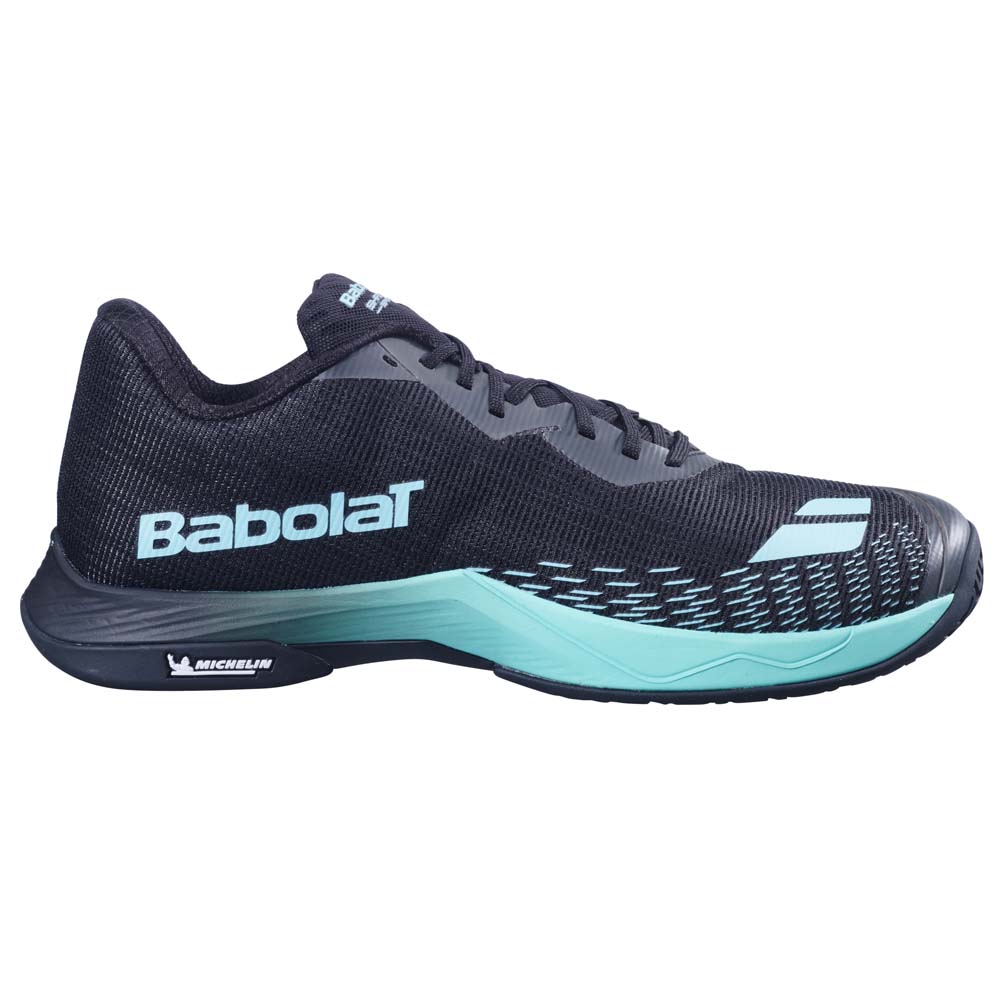 Babolat Mens Shadow Spirit 2 Indoor Court Shoes (Black/Cyan) 2026