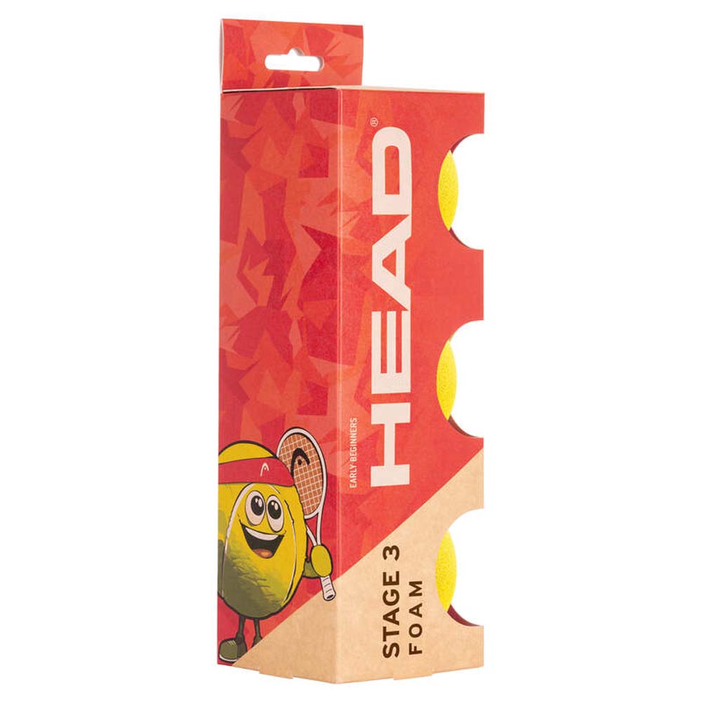 Head Stage 3 Foam Tennis Ball (3 Pack)