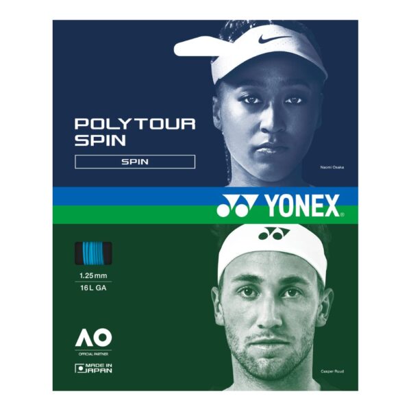 Yonex Poly Tour Spin 12m Packet - 1.25mm