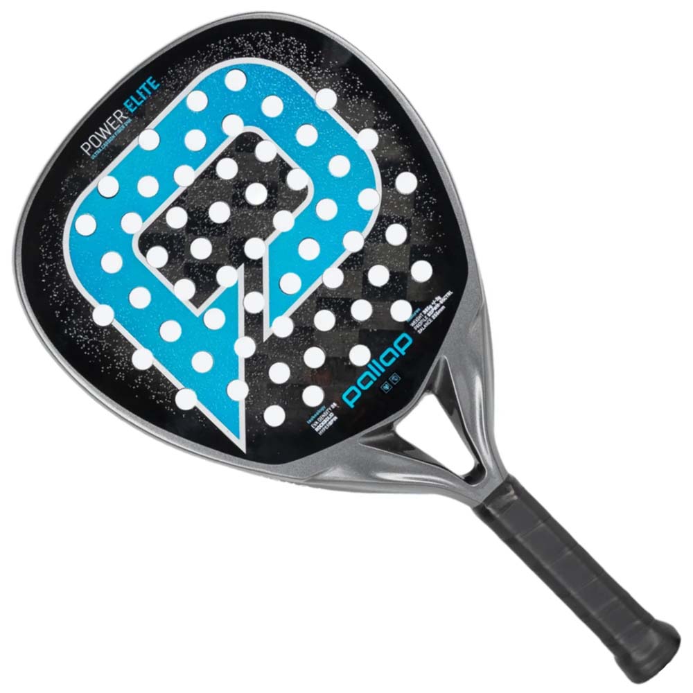Pallap Power Elite Padel Racket (Silver/Carbon) (2025)