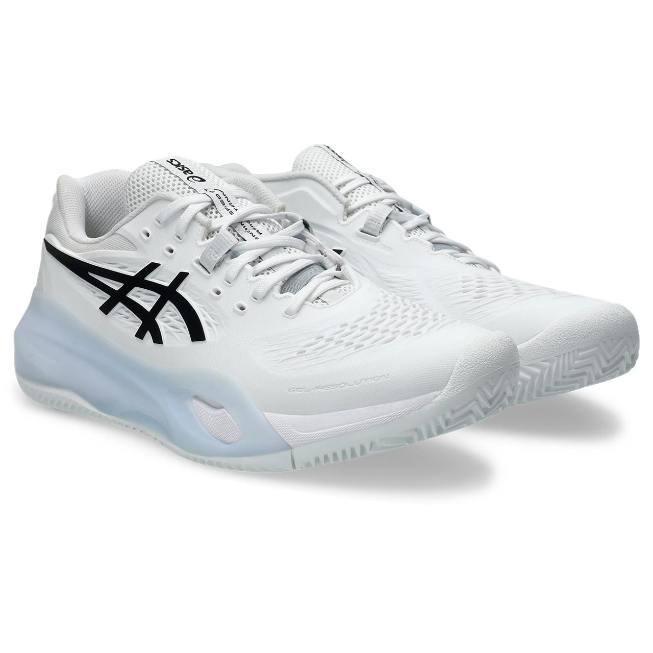 Asics Mens Gel-Resolution X Clay Court Shoe (White/Black)