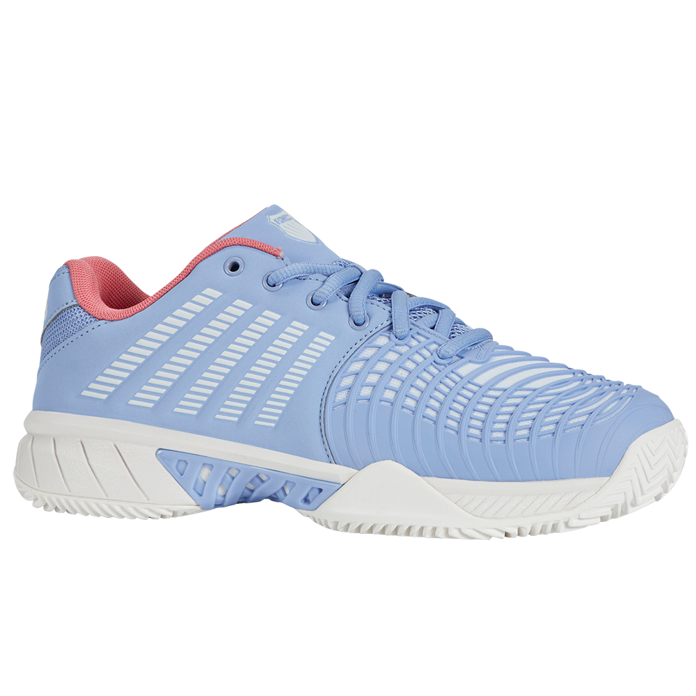 K-Swiss Womens Express Light 3 All Court Shoe (Open Air/Bright White/Strawberry Ice) - Size 6 UK