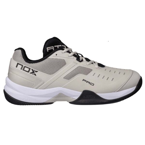 Nox Mens AT10 PRO Padel Shoes 2026 (Silver Birch/Black)