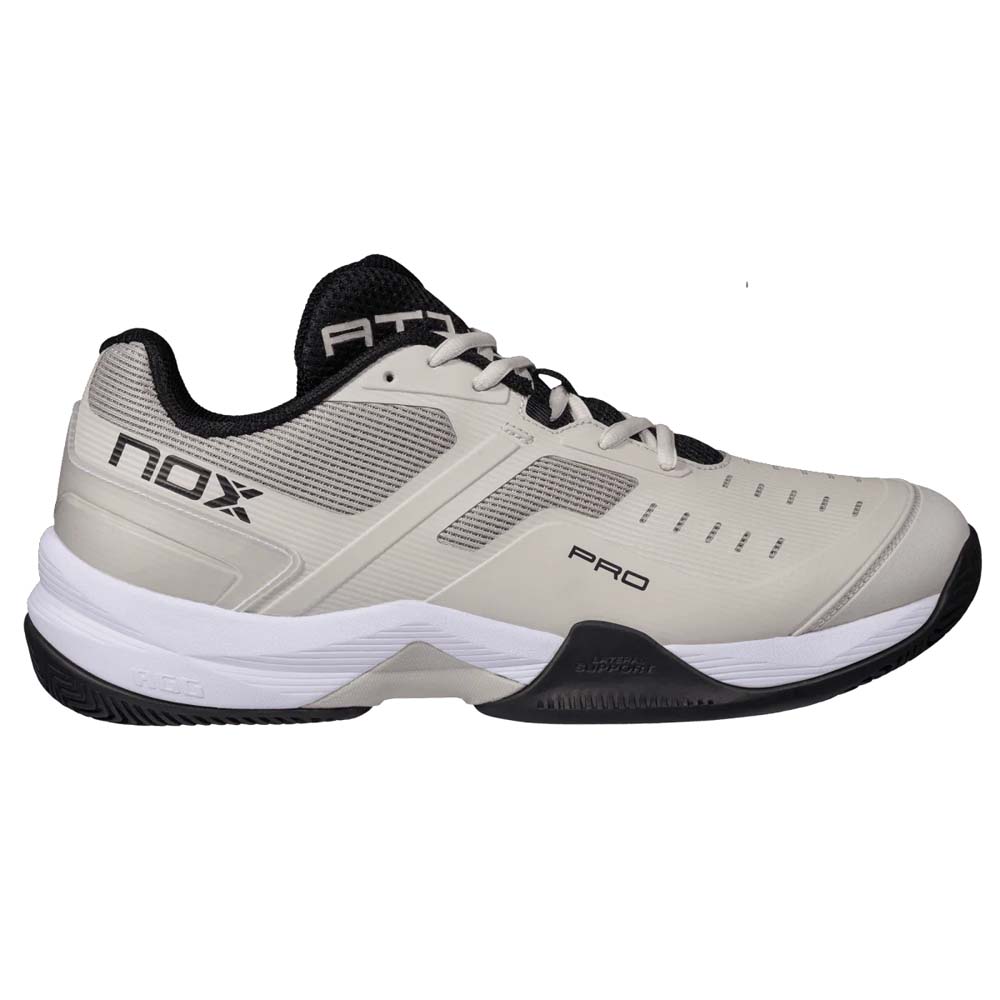Nox Mens AT10 PRO Padel Shoes 2026 (Silver Birch/Black)