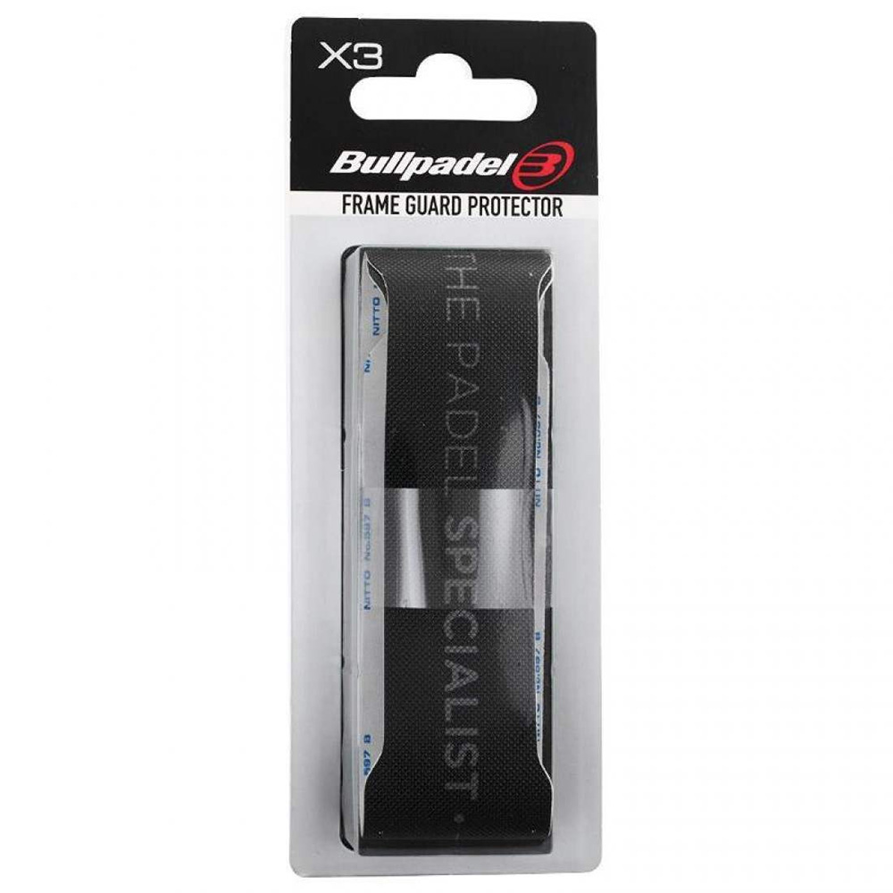 Bullpadel Black Frame Protector - Pack of 3