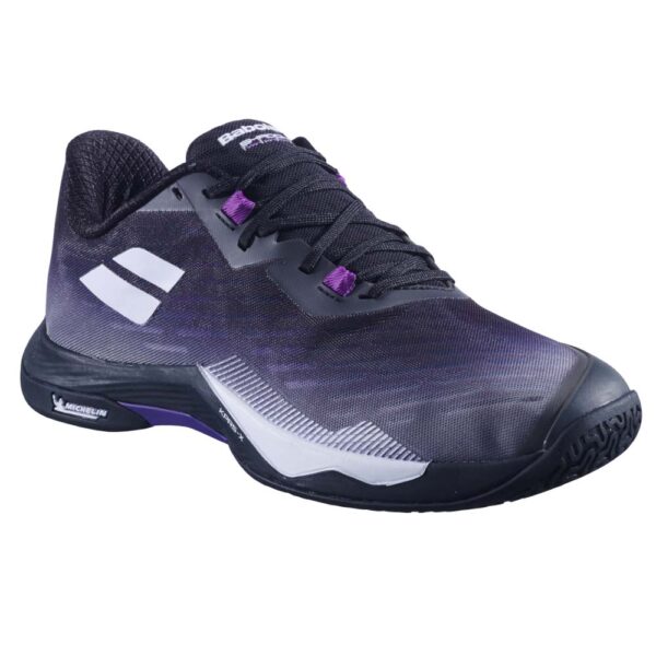 Babolat Mens Shadow Tour 5 Indoor Court Shoes (Black/Purple) 2026