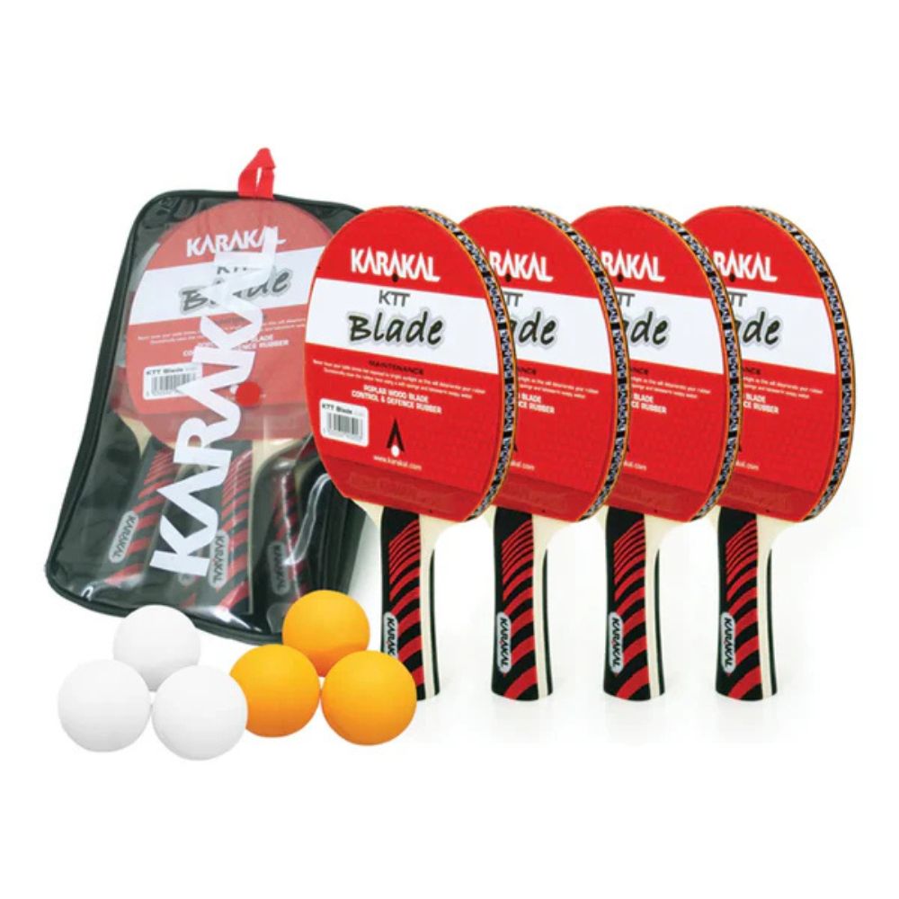 Karakal Table Tennis 4 Bat Set