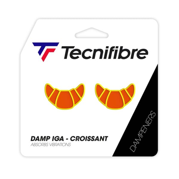 Tecnifibre Croissant Vibration Dampener (Orange) (2 Pack)
