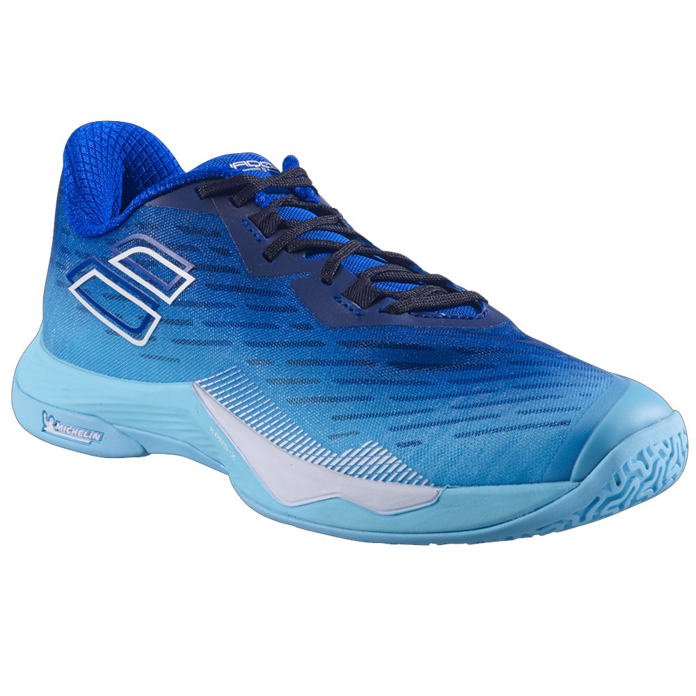Babolat Mens Shadow Tour 5 Wide Indoor Court Shoe (Ceramic Blue)