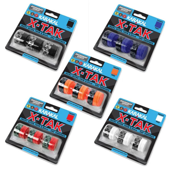 Karakal X-Tak Overgrip (3 Pack)