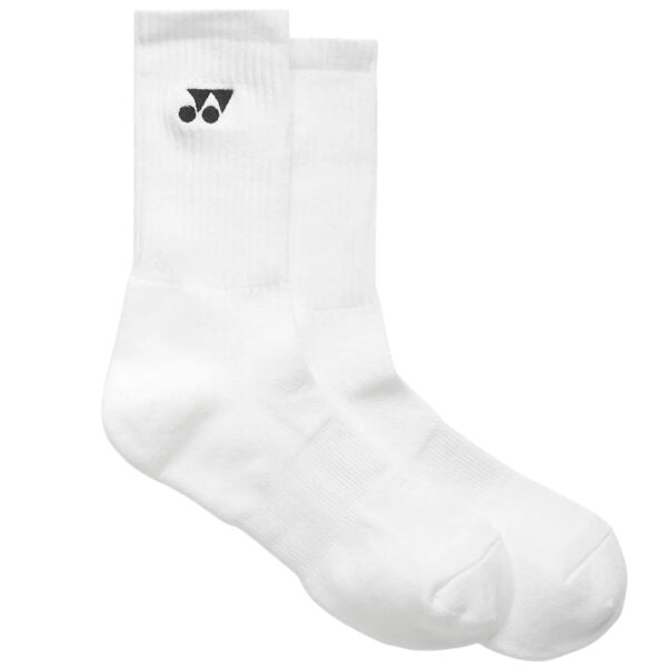 Yonex 19256EX White Sports Crew Socks (3 Pack)