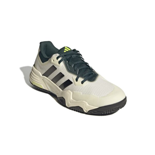 Adidas Mens Solematch Control 2 All Court Shoes (Off White/Silver Met/Aurora Ivy)