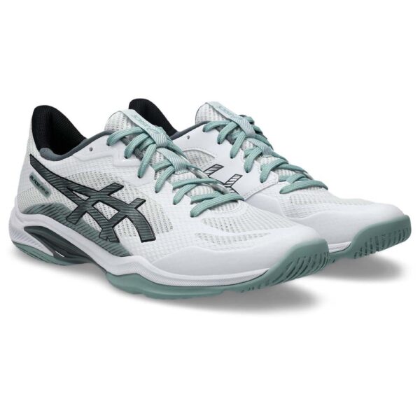 Asics Mens Blade FF 2 Indoor Shoe (White/Ocean Haze) 2026