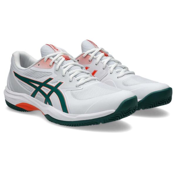 Asics Mens Game FF Padel Shoe (White/Jewel Green) 2026