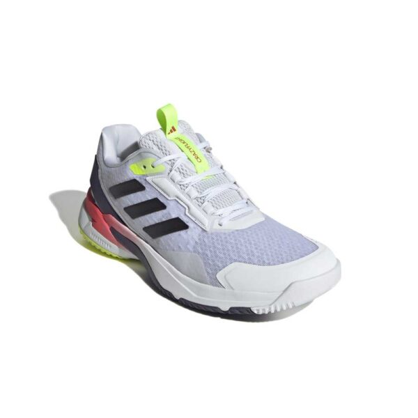 Adidas Mens Crazyflight 6 Indoor Court Shoes (White/Aurora Met/Semi Lucid Red)