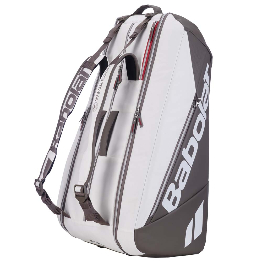 Babolat Wimbledon RH9 Pure Racket Bag (White/Dark Beige) (2026)