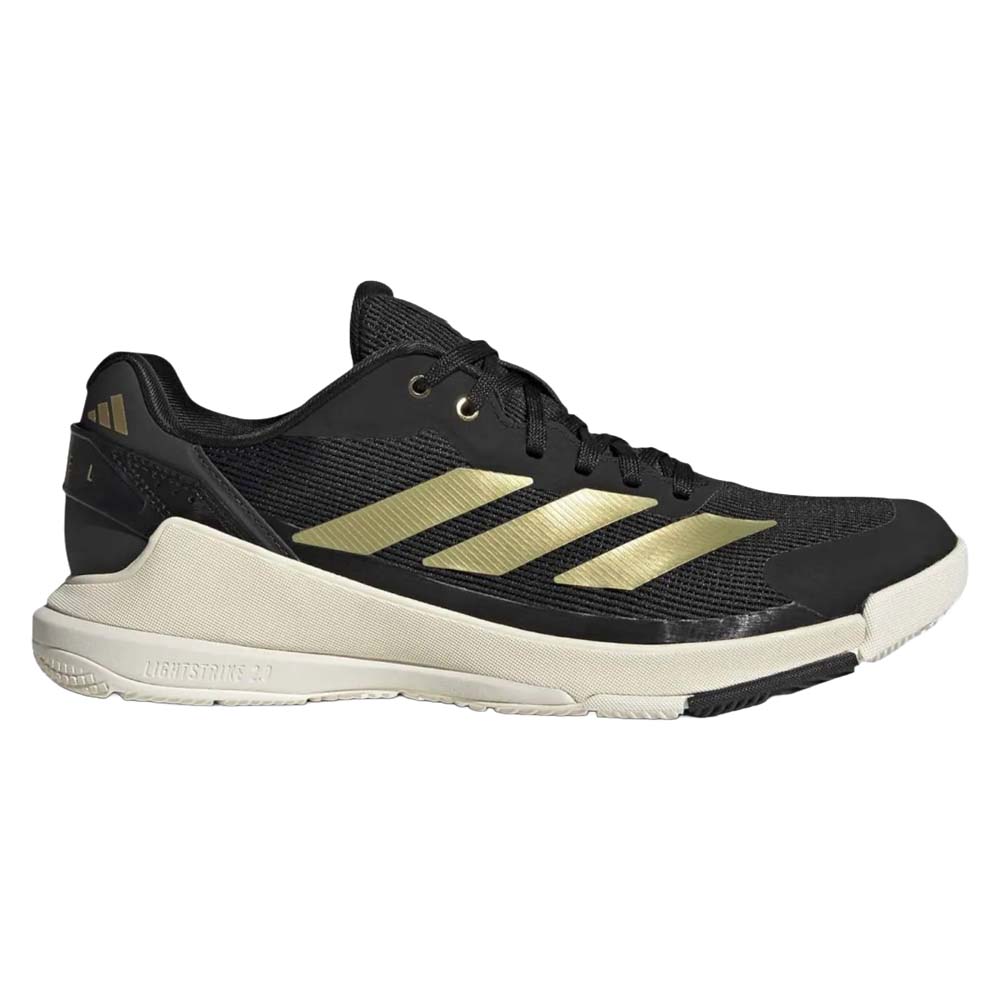 Adidas Mens Crazyquick LS M Padel Shoe (Off White/Core Black/Gold Met.) 2026