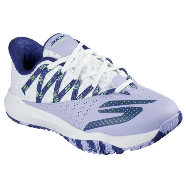 Skechers Womens Viper Court Rally Shoe (White/Purple)