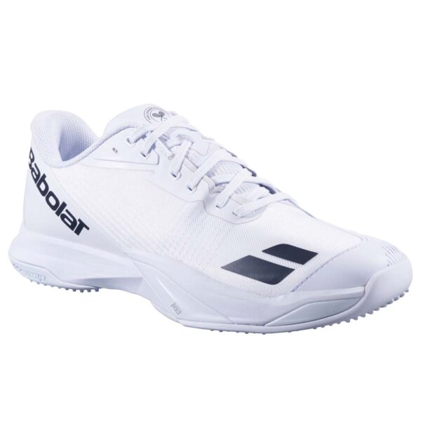 Babolat Wimbledon Mens Jet Mach 4 Grass Shoes (White/Black) 2026