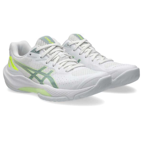 Asics Womens Beyond FF 2 Indoor Shoe (White/Ocean Haze) 2026