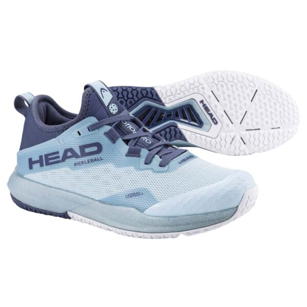 Head Womens Motion Pro Pickleball Shoes (Light Blue/Dark Blue) 2026
